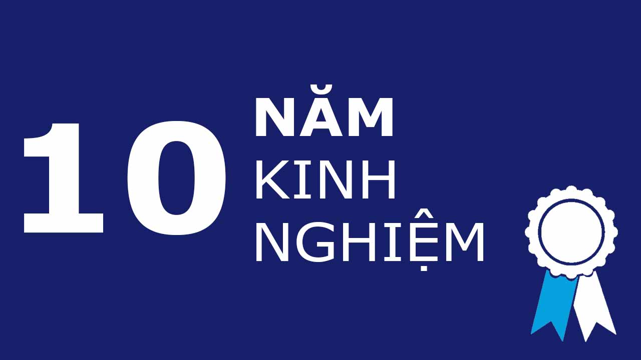 10 năm kinh nghiệm dịch vụ diệt côn trùng