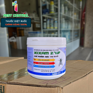 Kixam 2.7WP (Hũ 400g) – Thuốc diệt ruồi của Eachem