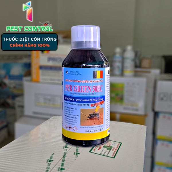 Per Green 50EC (1 lít) – Thuốc diệt muỗi, côn trùng Agro Green