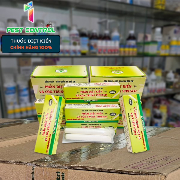 Phấn diệt kiến Vipesco (10 hộp 2 viên)